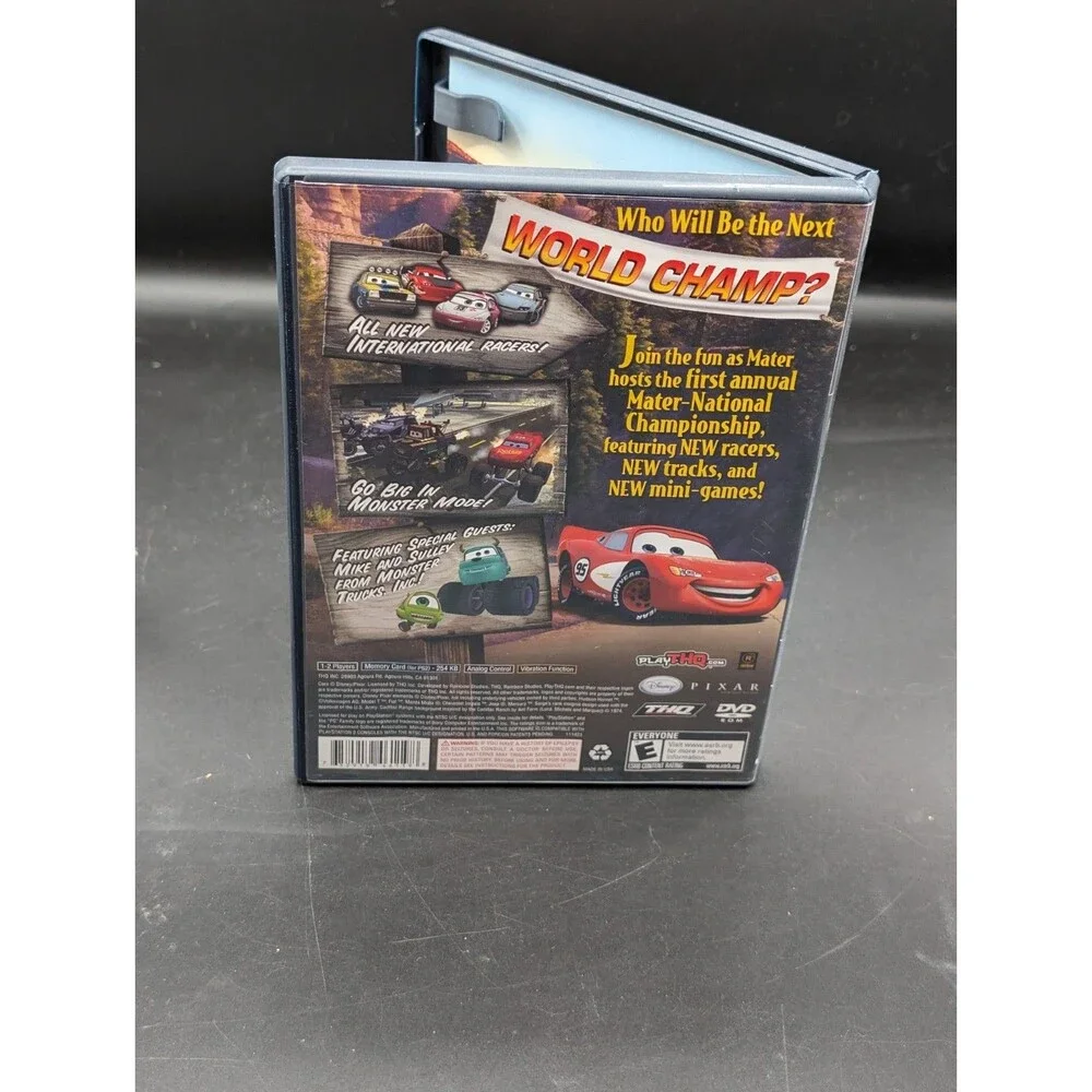 Cars Mater-National Championship Sony PlayStation 2 PS2 CIB Complete